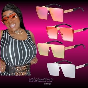 Oversized Mirror Sunglasses 🕶